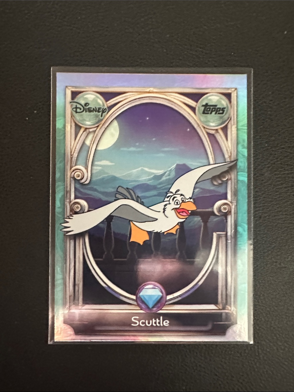 Disney Scuttle Small Pets Collectible Card - Purple